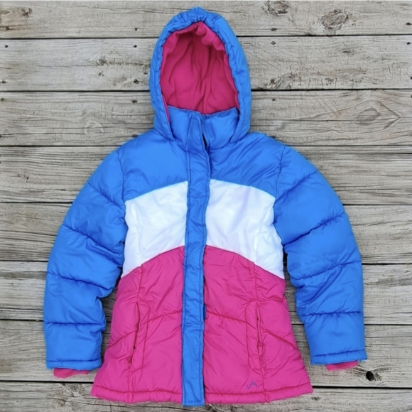 Vertical 9 Other - ✨See New Listing✨ Girl's S 14/16 Puffer Jacket Coat W/ Hood Fleece Lined Pockets